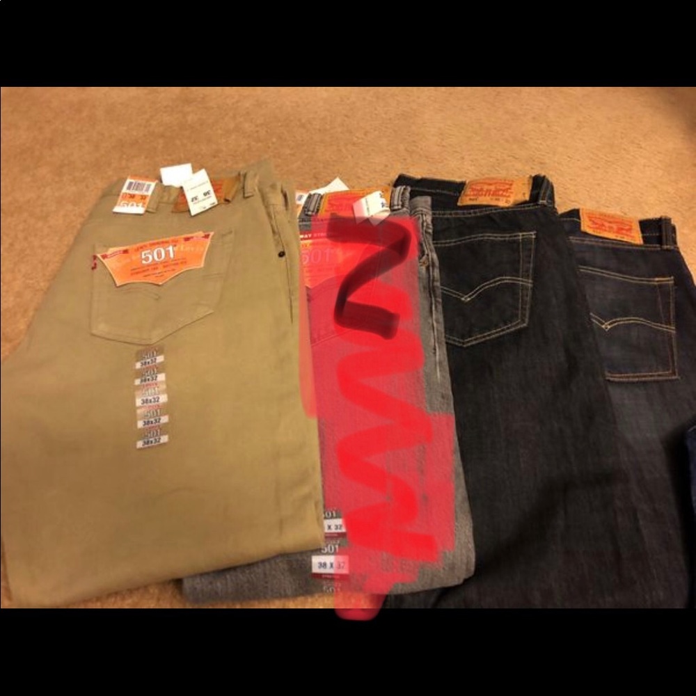 501 men’s Levi jeans